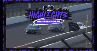 Riley Herbst passes Aric Almirola in final corner to win at Indianapolis