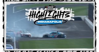 William Byron’s Indy race ends early as multiple cars get together