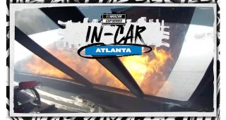 In-car: Kyle Larson, Chase Briscoe make heavy contact at Atlanta