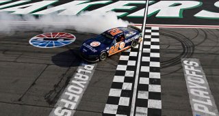 Monster Unleashed: Joey Logano jolts to playoff-opening Atlanta victory
