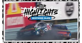 William Byron tangles with Brad Keselowski late at The Glen