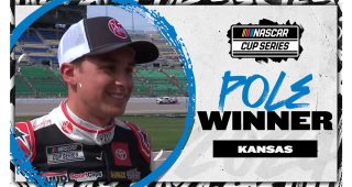 Christopher Bell lands Kansas pole: ‘It’s always been a great track to qualify at’