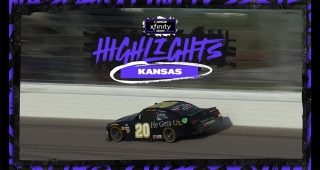 Aric Almirola steals playoff win from Cole Custer at Kansas
