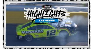 Ryan Blaney wrecks into outside wall during Cup practice