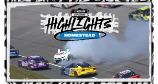 Justin Haley spins as Cup Series race gets underway at Homestead