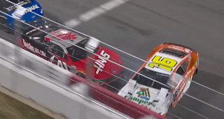 AJ Allmendinger, Cole Custer spin battling for transfer spot in Heat 4