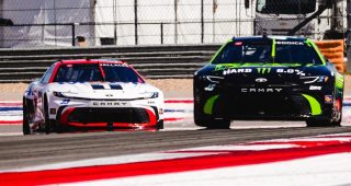 Tyler Reddick, Bubba Wallace capture COTA front row