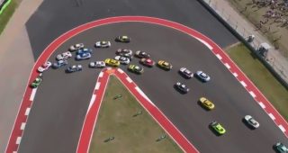 COTA chaos: Tyler Reddick leads Cup field to green as cars collide in Turn 1