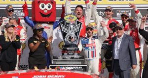 Josh Berry Vegas Victory Lane Spring 2025 870x462