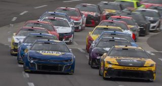Short-track racing: Christopher Bell leads field to green