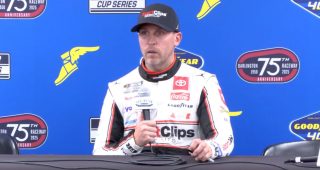Denny Hamlin on ‘having to have best roll of the day’ during final pit stop