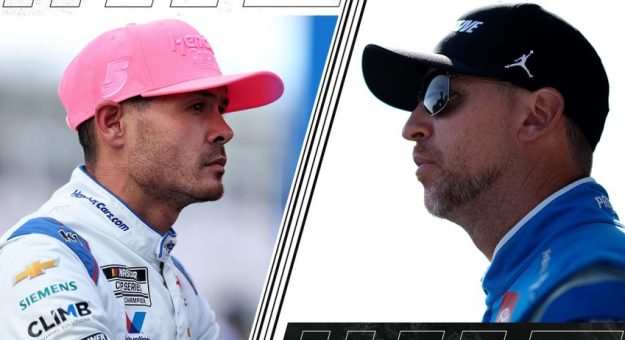 Visit La rivalidad Denny Hamlin vs Kyle Larson en números page