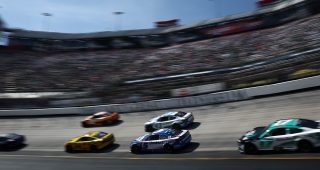 Larson explains differing strategies for passing cars in each NASCAR series