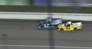 Hocevar hangs on in chaotic final laps to win Kansas