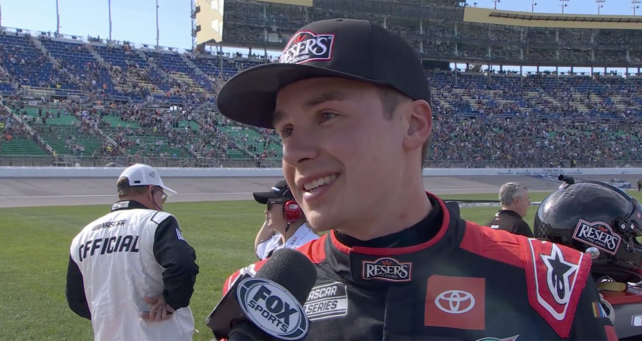 Bell: 'Really happy' with runner-up after tough day - NASCAR EN ESPANOL