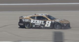 Four-wide fracas sends Busch spinning after contact from Gragson