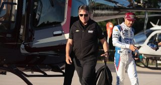 Jeff Gordon explains logistics of getting Larson back to Charlotte in time