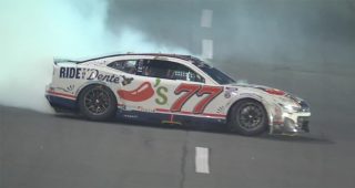 Carson Hocevar’s engine expires during final stage restart