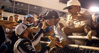Ross Chastain relishes epic Coca-Cola 600 celebration: ‘I hit it all’
