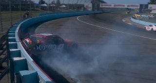 SVG wrecks hard after contact with Zilisch for the lead
