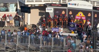 Connor Zilisch alert, speaking after fall in Victory Lane at Watkins Glen