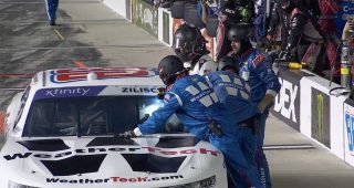 Parker Kligerman hops into the No. 88 JRM Chevrolet