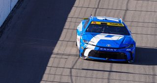 Open the gates! Denny Hamlin corrals fifth win of 2025 at WWT Raceway