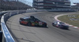 Sibling spark: Austin Dillon makes contact with brother Ty