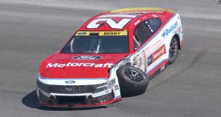 Josh Berry suffers hard Gateway wreck, out after contact with Elliott