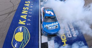 Larson starting to heat up with Kansas on horizon