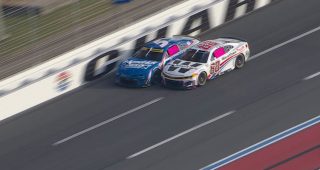 Elbows out: Larson, SVG battle for the lead late