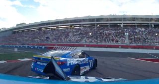 Through the windshield: See Chastain’s last-lap gasp at Charlotte Roval