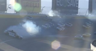 Chaos strikes during Lap 245 restart at Las Vegas