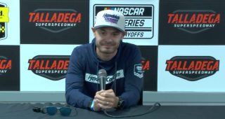 Larson on his keys to improvement at superspeedways