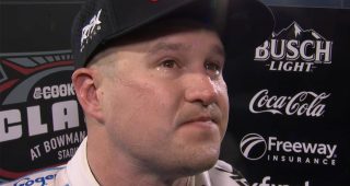 Ryan Preece gets emotional after winning at Bowman Gray