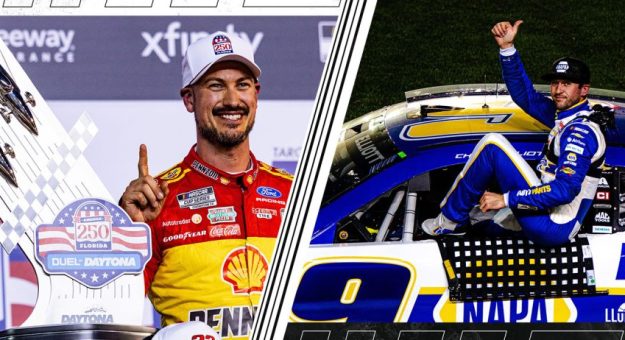 Visit Joey Logano y Chase Elliott ganaron las Duel Races de la NASCAR Cup Series 2026 page