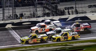 Chandler Smith captures Daytona Truck Series win in thrilling four-wide finish