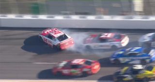 Ty Gibbs, Josh Berry involved in a huge Stage 2 crash