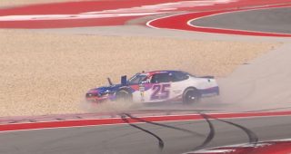 Early COTA trouble: Nick Sanchez spins during practice