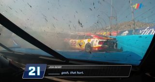 Radioactive: Listen in on Joey Logano’s late Phoenix wreck