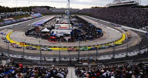 NASCAR Cup Series cars race at COTA.