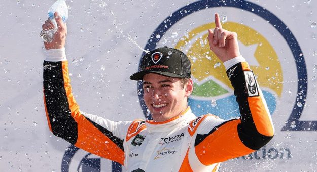 Visit William Sawalich ganó la North Carolina Education Lottery 250 en el Rockingham Speedway page