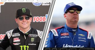 ‘So honorable’ for Gibbs’ first win to come at Bristol after idolizing Kyle Busch