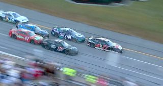 Order up! Hocevar serves his first Cup win at Talladega