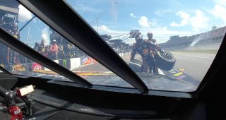 Talladega trouble! Briscoe makes costly mistake on pit road