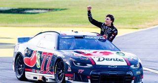 First time for everything! Hocevar’s special ‘Dega celebration
