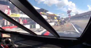 In-car at ‘Dega: Hocevar stays cool amid chaos
