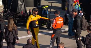 Wallace, Bell confront each other on pit road after Watkins Glen race