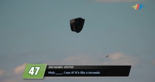 Radioactive: Spotters in awe of flying tent