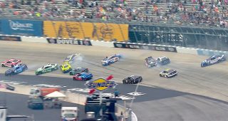 Larson, Preece among those involved in early All-Star crash